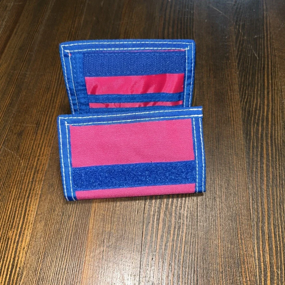 Power Puff Girls Cartoon Network Wallet Pink Trifold Canvas Y2K Retro